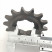 Звездочка 14 зубов мотоцикл Иж оксидированная