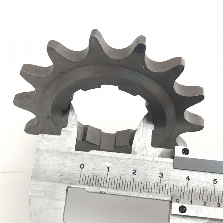Звездочка 14 зубов мотоцикл Иж оксидированная