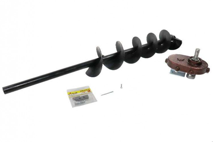 Насадка-МОТОБУР МБ-1 к б/п Stihl 180-250 (редуктор 1:10,шнек под лёд 130мм)