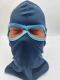 Подшлемник балаклава тёмно-синий с голубой окантовкой MC-990