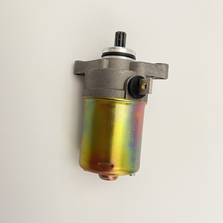 Электростартер Yamaha JOG 90 (вал 9 шлиц,d9 мм,вылет 17 мм,клемма под винт)