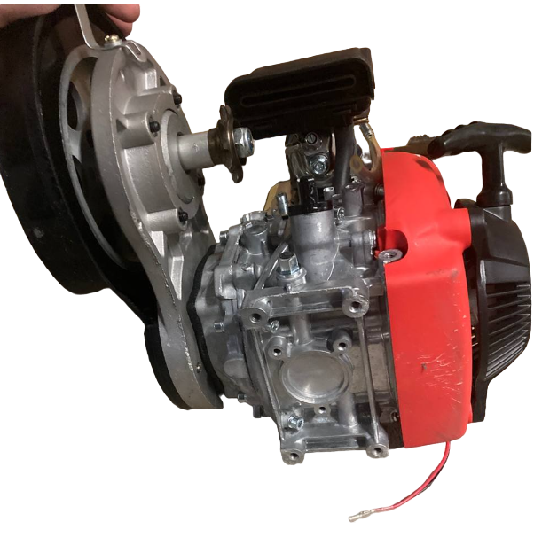 Двигатель Веломотор 4 такта 144F ременный голый