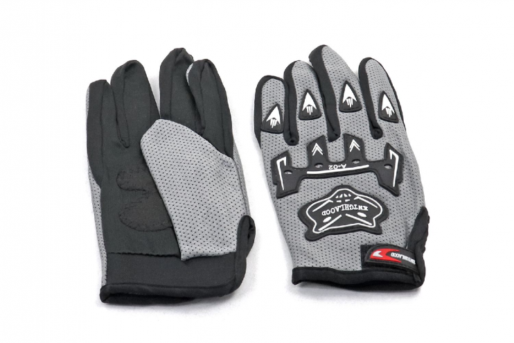 Перчатки с пальцами Kntghlaood серые текстиль