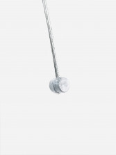 Трос газа с натяжкой для короткоходной ручки HL860mm FL140mm TTR черный