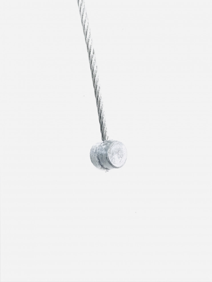 Трос газа с натяжкой для короткоходной ручки HL860mm FL140mm TTR черный