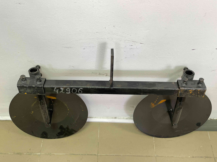 Окучник дисковый регулируемый на траверсе без сцепки мотоблок Каскад, Ока, Луч, Нева, Forza