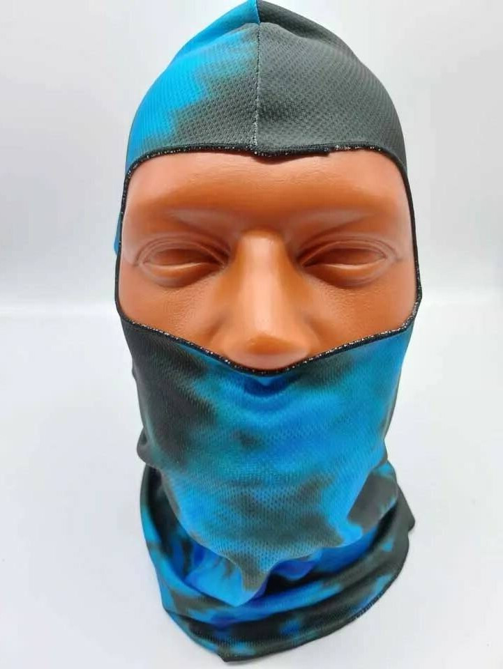 Подшлемник балаклава чёрно-синий MC-906