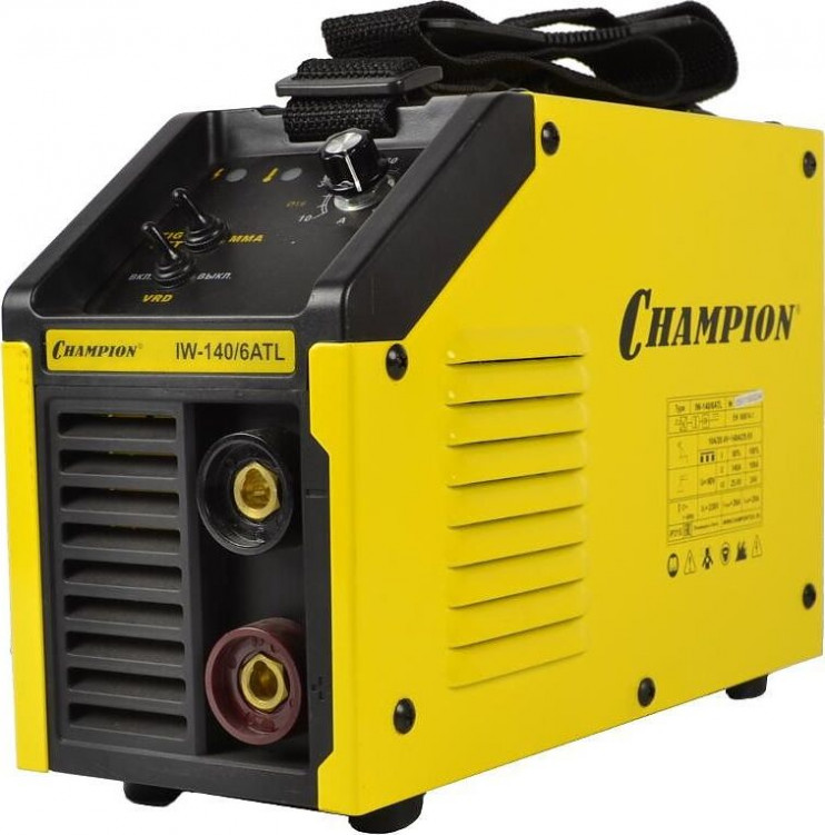 Сварочный инвертор champion IW-140-6ATL MMA-TL-vrd