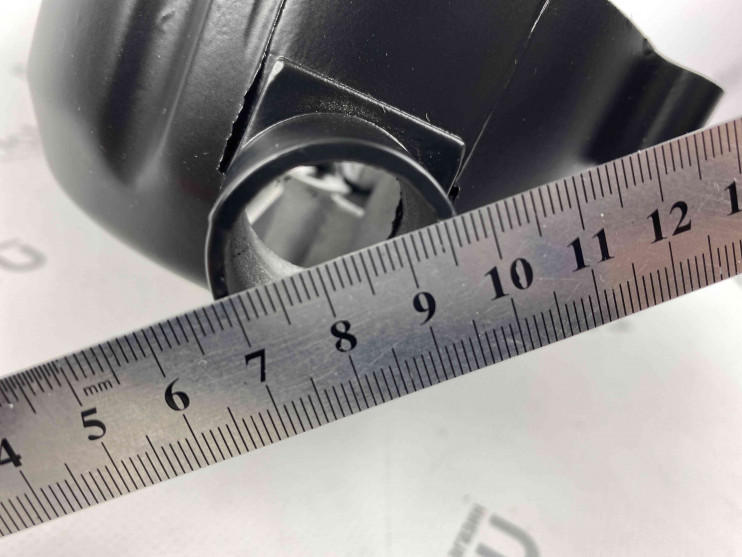 Крышка картера левая вариатора 139QMB R12 чёрная