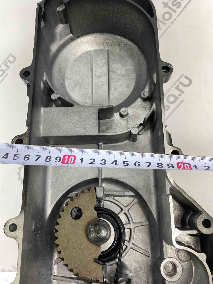 Крышка картера левая вариатора 139QMB R12 чёрная