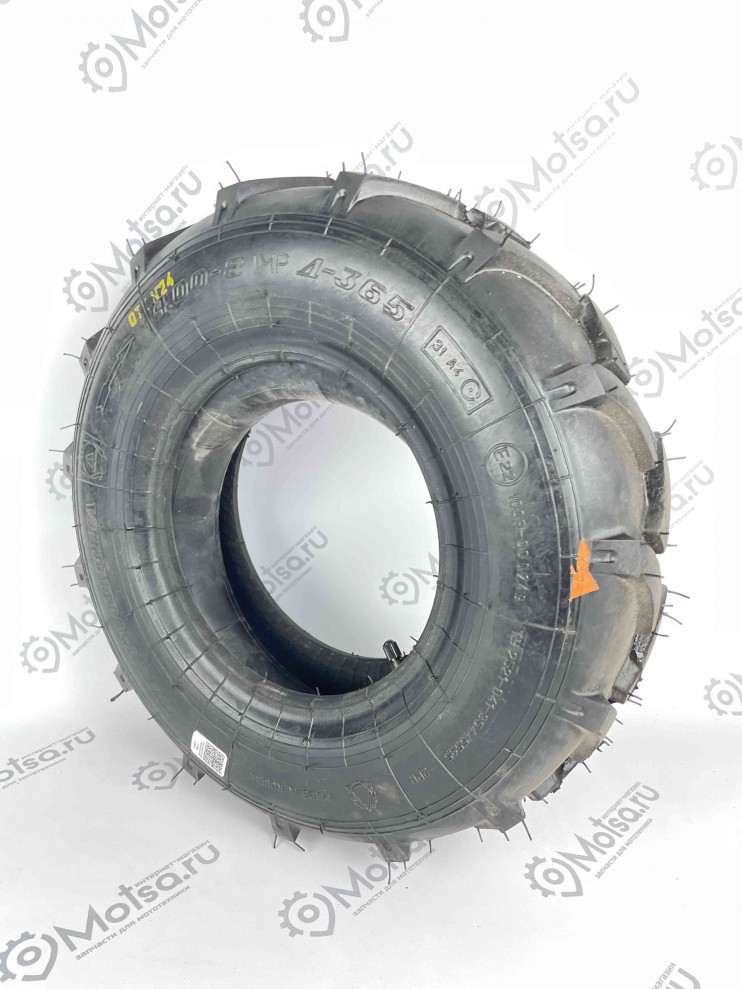 Покрышка (ПетроШина) Л-365 4,00-8 МБ Салют,вездеход Елочка (с камерой)