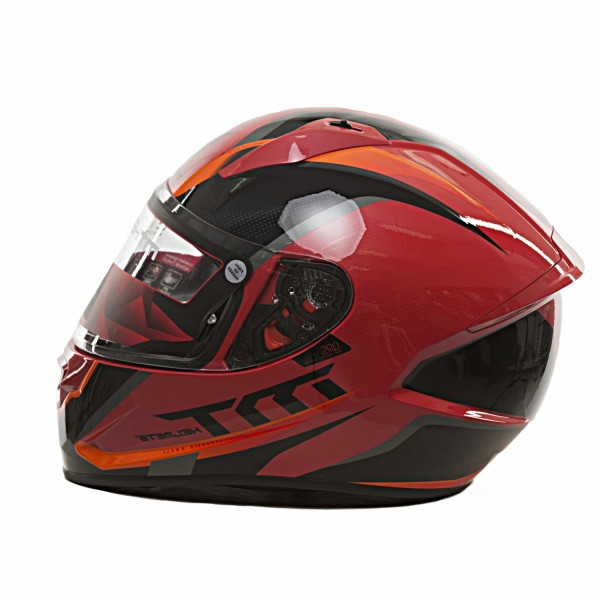 Шлем MT Stinger spike черный красный серый металлик XL Интеграл