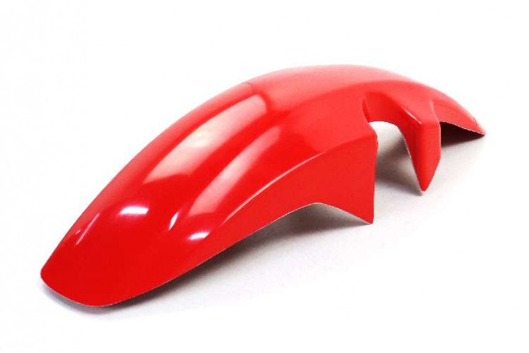 Крыло мотоцикл Ява переднее лодочка стеклопластик красный