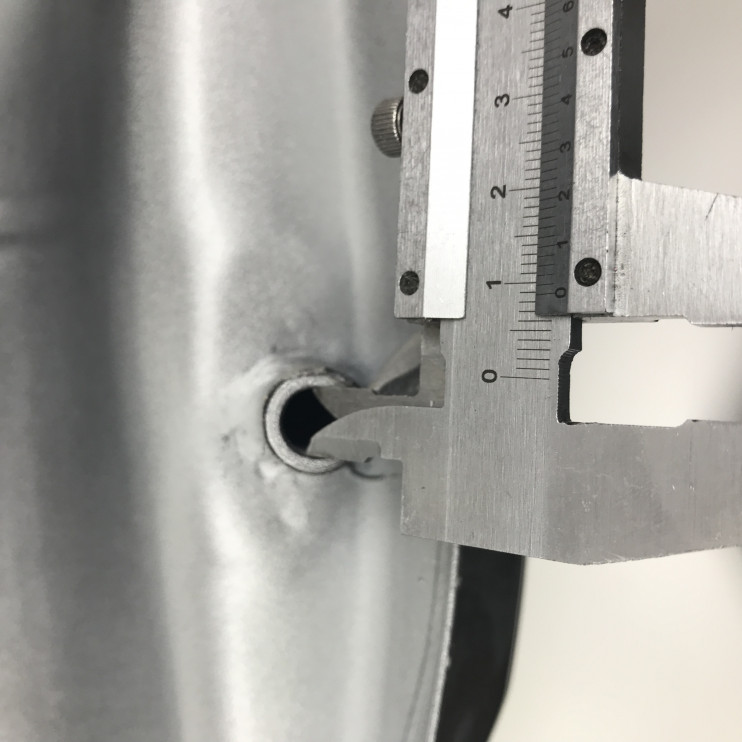 Бензобак Альфа Andes серебристый