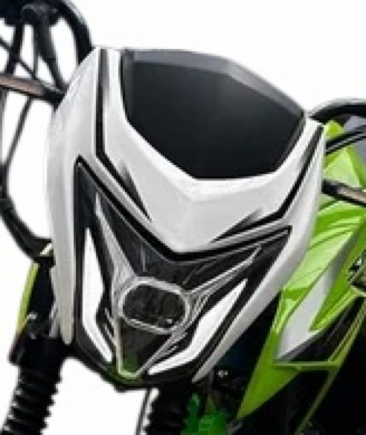 Обтекатель фары Альфа SA Max серебристо-белый в сборе