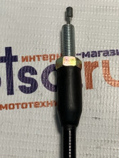 Трос Тайга топливного корректора с рычагом  1 карбюратор  С40800100