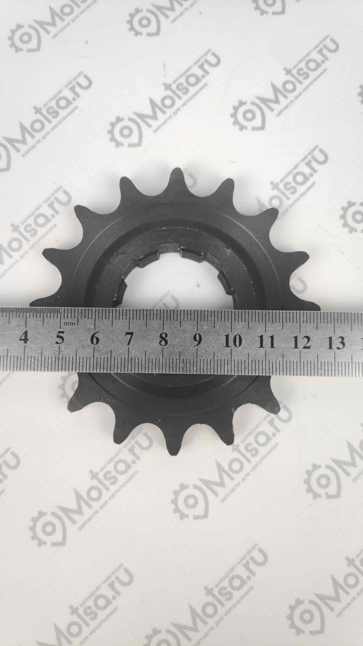 Звездочка 16 зубов мотоцикл Иж оксидированная