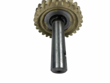 Вал Тарпан нижний с шестерней бронза редуктора 27 зуба