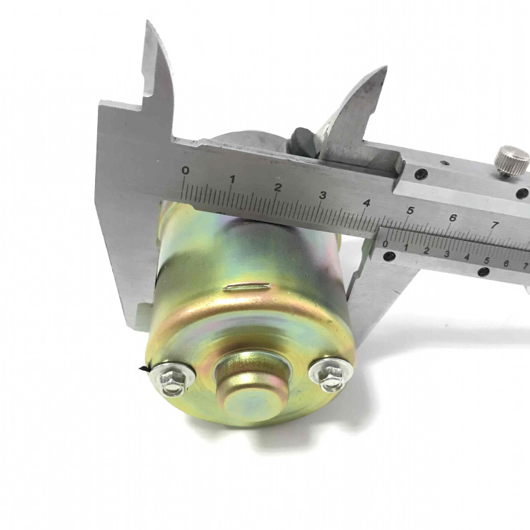 Электростартер скутер Suzuki Address 50 (вал 9 шлицев, d8 мм, вылет 11 мм)