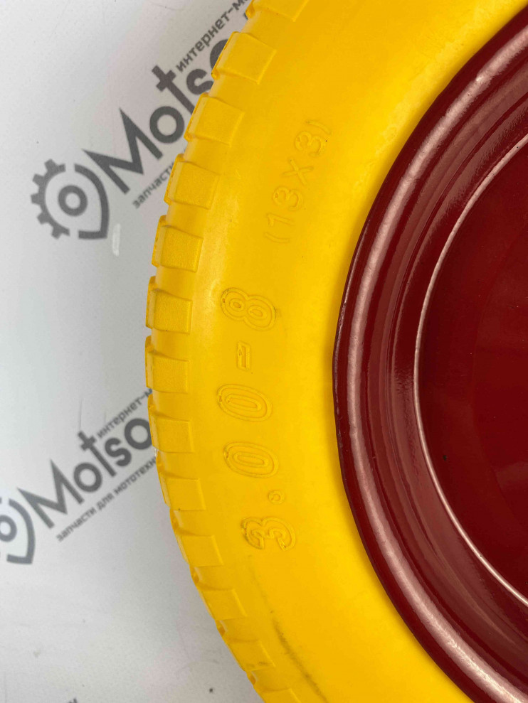 Колесо тачки садовой 8 3.00-3.25-8 W13 ось 16мм