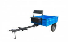 Телега ТПМ 1-171 к мотоблоку Каскад, Ока, Нева 1 местгПермь г-п300кг, кузов 1105-940-280, разъемное дышло, без тормозов, колеса 4-10