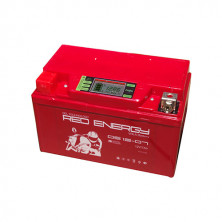 Аккумулятор 12В 7Ач RED ENERGY DS1207 (YTX7A-BS) С ДИСПЛЕЕМ (гелевый) (прямая полярн) (150*85*94мм)