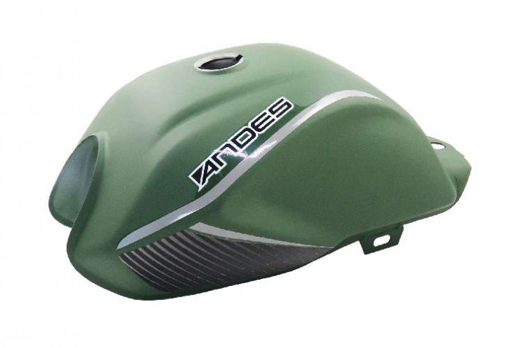 Бензобак Альфа Andes зеленый матовый