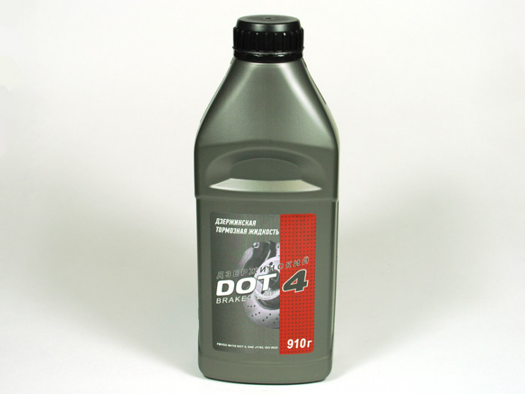 Жидкость тормозная Дзержинский ДОТ-4 (910г)