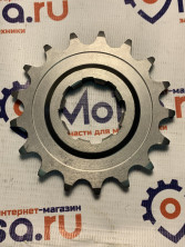 Звездочка 17 мотоцикл Иж оксидированная черная