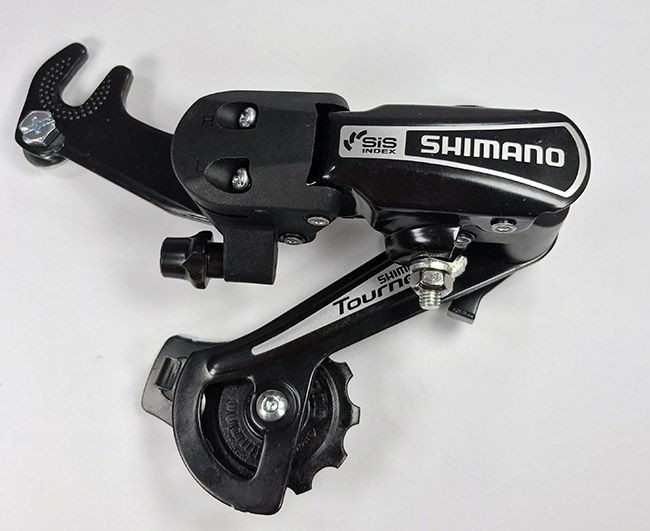 Переключатель задний Shimano TY21 крюк