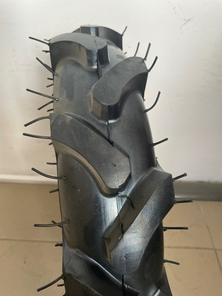 Колесо мотоблок 4,00-10 Ёлочка в сборе с диском (5отв.)