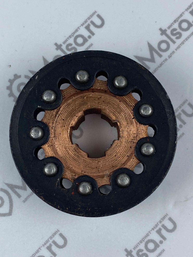 Звезда Бензопила Урал ведущая клепаная черная