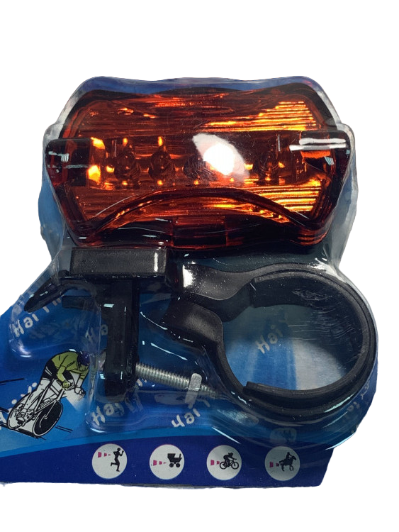 Фара вело габаритная задняя 5 светодиодов JY-004T