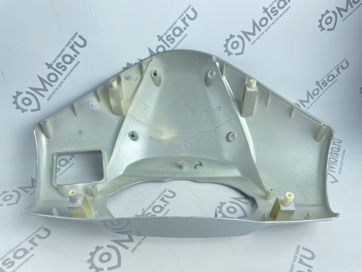 Облицовка спидометра верхняя серебристая Racer Lupus, Mantis, YB50QT-9