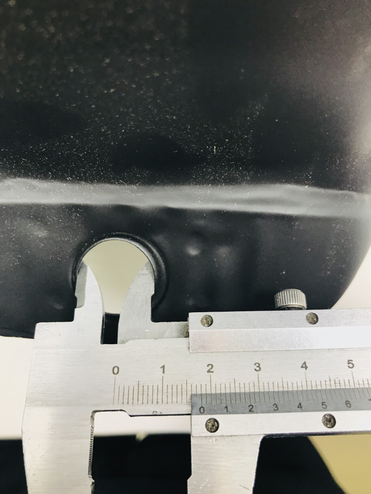 Бензобак Альфа Andes черный матовый