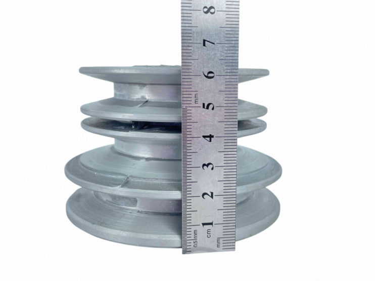 Шкив d25 мм ведущий 3-х ручейковый Нева шпонка 7мм