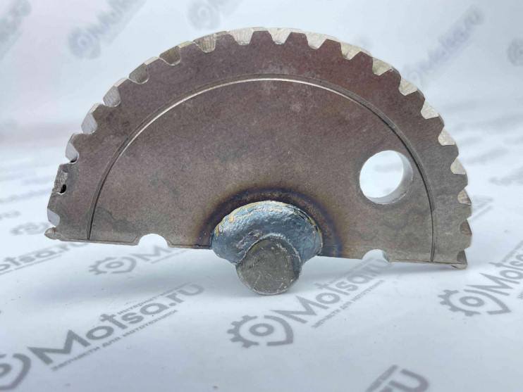 Вал кикстартера 10 с сектором двиг.4х такт.корот. 139QMB