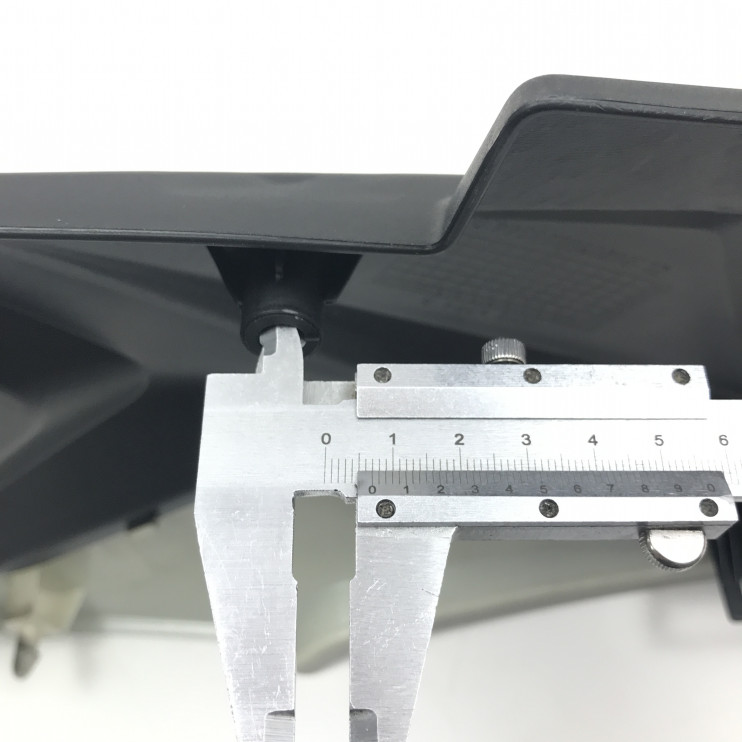 Облицовка боковая крышка бардачка Alpha Andes черная матовая