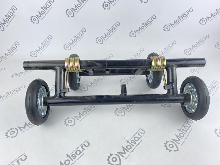 Тележка мотобуксировщика (гусеница 500мм) (симметричная) широкий резиновый каток