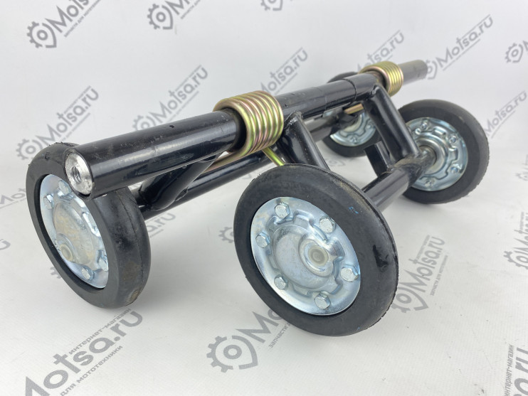 Тележка мотобуксировщика (гусеница 500мм) (симметричная) широкий резиновый каток