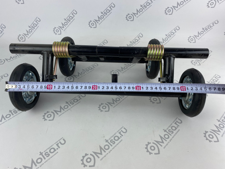 Тележка мотобуксировщика (гусеница 500мм) (симметричная) широкий резиновый каток