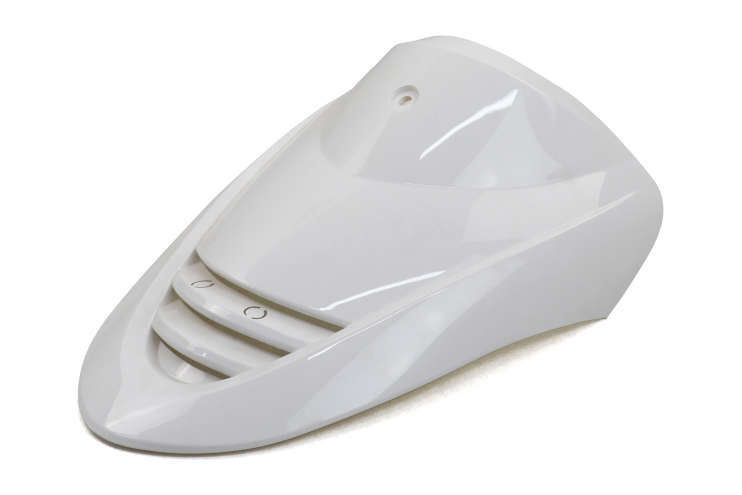 Облицовка передняя верхняя YB50QT-3 Racer Meteor белая