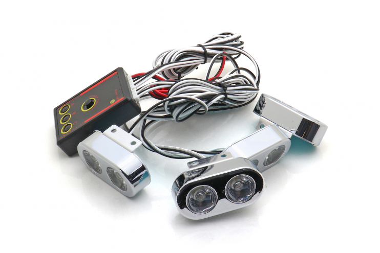 Стробоскопы светодиодные 4х2Вт белый