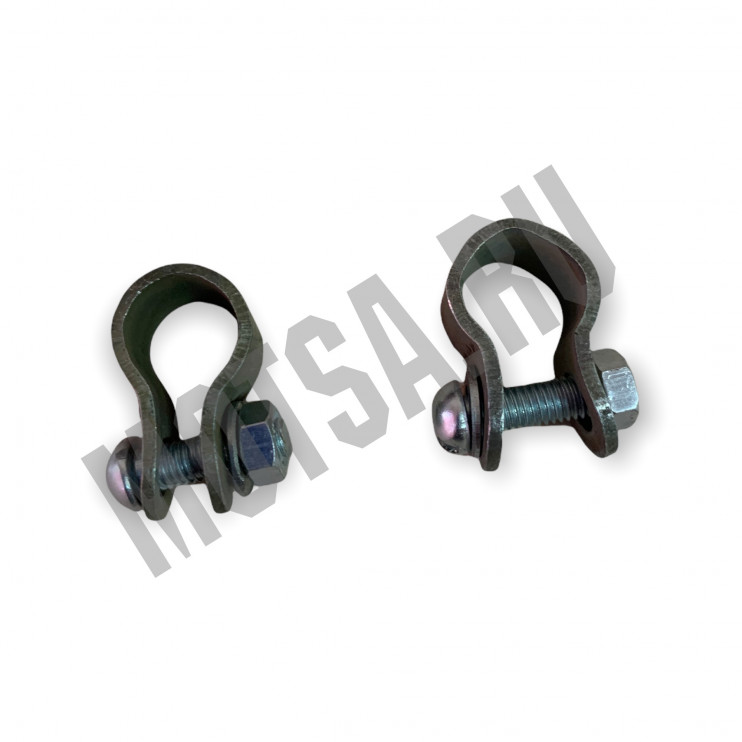 Клеммы аккумулятора стальные с болтом