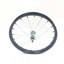 Обод 16 передний черный железный с втулкой