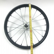 Обод 16 передний черный железный с втулкой