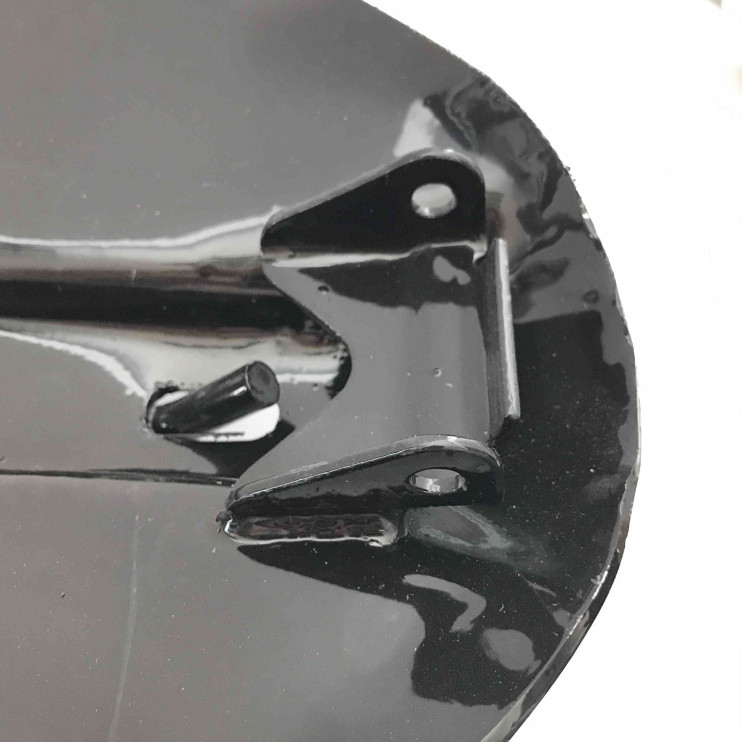 Лыжа снегоход Буран 300мм (широкая) Н/О с загибом, для движения задним ходом