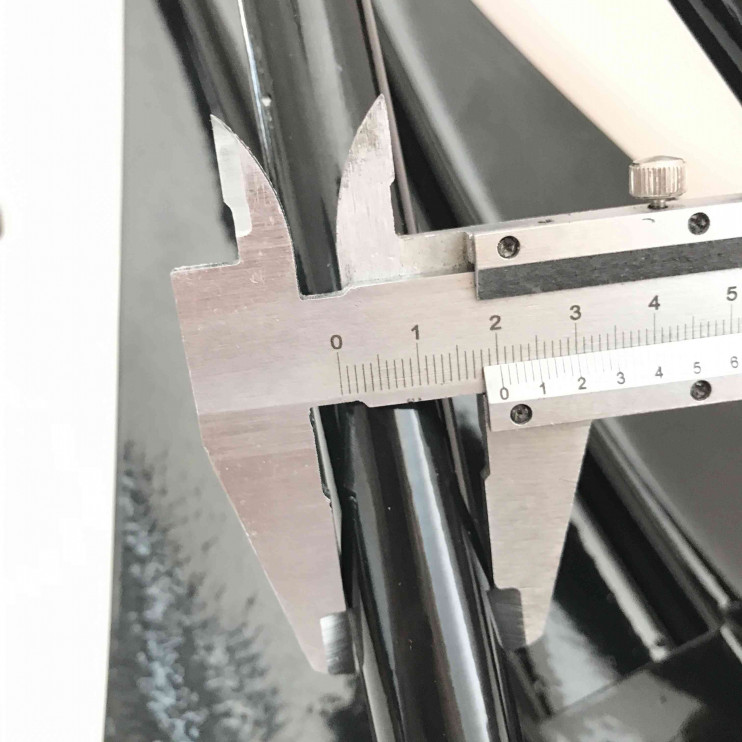 Лыжа снегоход Буран 300мм (широкая) Н/О с загибом, для движения задним ходом