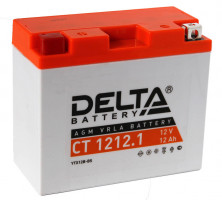 Аккумулятор 12В12Ач DELTA CT1212.1 (YT12B-BS) (кислотный, герметичный) (прямая поляр) (150*70*130мм)