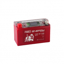 Аккумулятор 12В 8Ач RED ENERGY DS1208 (YT7B-BS) С ДИСПЛЕЕМ (гелевый) (прямая полярн) (150*66*96мм)